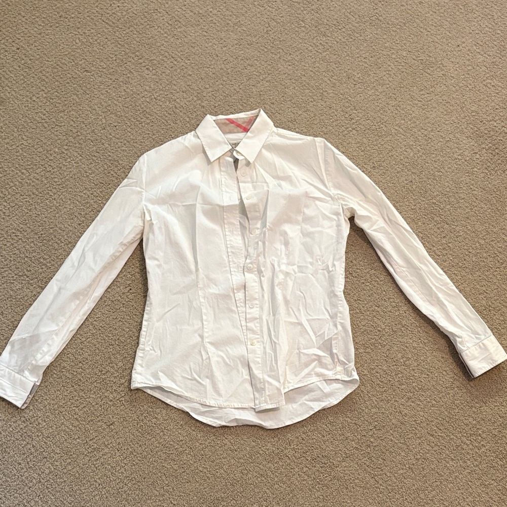 Burberry White Blouse